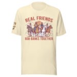 Frontier Rogue Real Friends Rob Banks Together western graphic tee in Natural