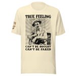 Frontier Rogue True Feeling Can't be Bought Can't be Faked western graphic tee in Natural