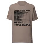 Frontier Rogue Tough Times Make Tough People western graphic tee in Pebble