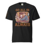 Frontier Rogue Go All In Always western graphic tee in Black