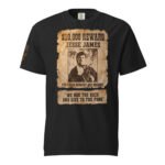 Frontier Rogue Jesse James western graphic tee in Black