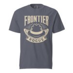 Frontier Rogue Cream Logo Tee in Denim