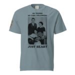 Frontier Rogue No Trends No Fake Followers Just Heart western graphic tee in Ice Blue