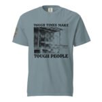Frontier Rogue Tough Times Make Tough People western graphic tee in Ice Blue