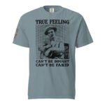 Frontier Rogue True Feeling Can't be Bought Can't be Faked western graphic tee in Ice Blue