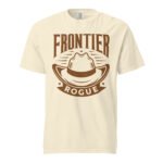 Frontier Rogue Brown Logo Tee in Ivory