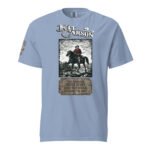 Frontier Rogue Kit Carson western graphic tee in Washed Denim
