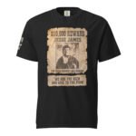 Frontier Rogue Jesse James western graphic tee in Black
